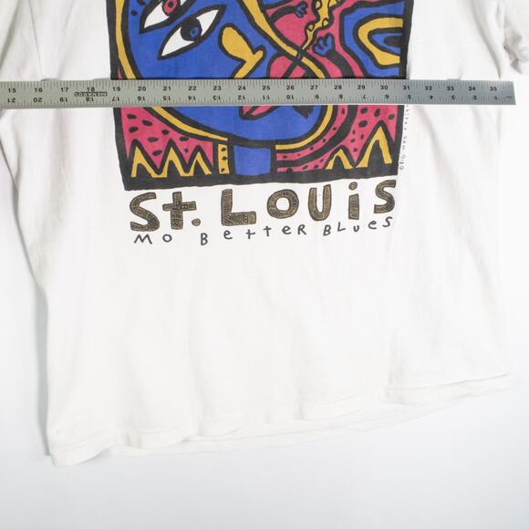 Vintage Spike Lee T Shirt Mo Better Blues Promo Big Hed Designs Single Stitch XL - Picture 11 of 14